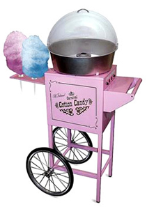 MASS Cotton Candy Machine Rentals in Worcester County, Massachusetts.